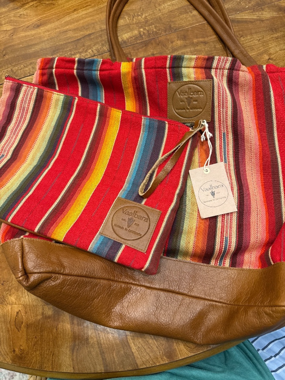 Vaalbara tote and Clutch
